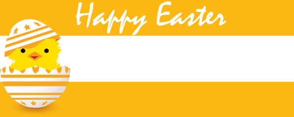 Happy Easter Chick Design 