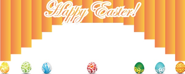 Happy Easter Curtain Design