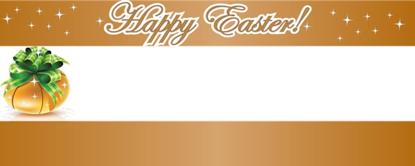 The Golden Easter Egg Design