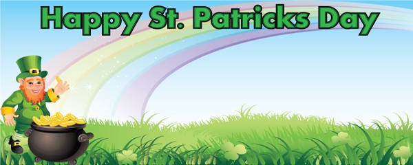 Happy St Patricks Day Rainbow Design