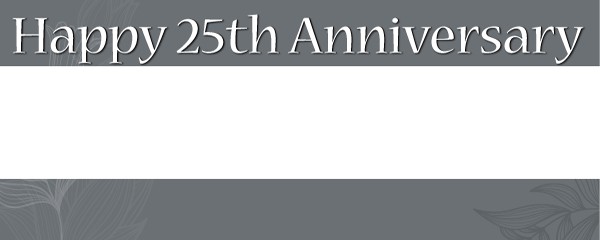 Happy 25th Anniversary Design