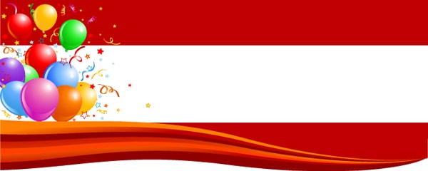 Happy 50th Birthday Red Design