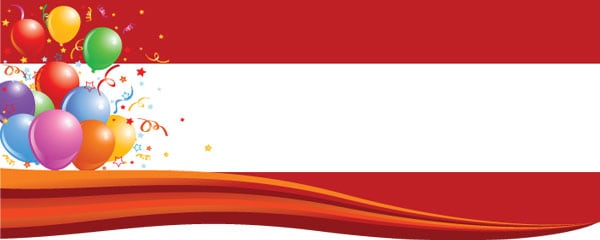 Happy 60th Birthday Red Design