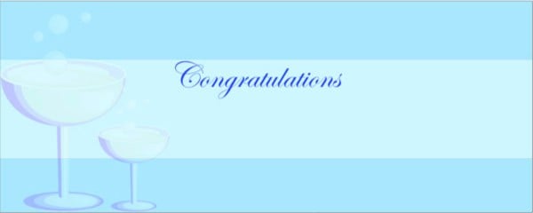 Congratulations Nice Job Pink Balloons Personalised Banner