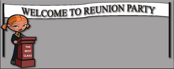 Reunion Party Best In Class Personalised Banner