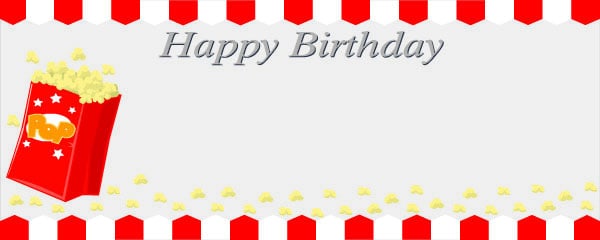 Happy Birthday Popcorn