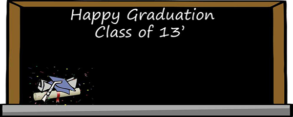 Graduation Blackboard Design