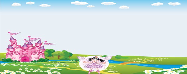 Princess Fairytale Design - Personalised Banner