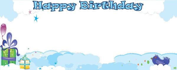 Birthday In The Sky Design