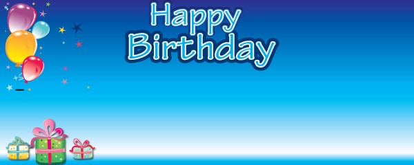 Birthday Boy Balloons and Presents Design