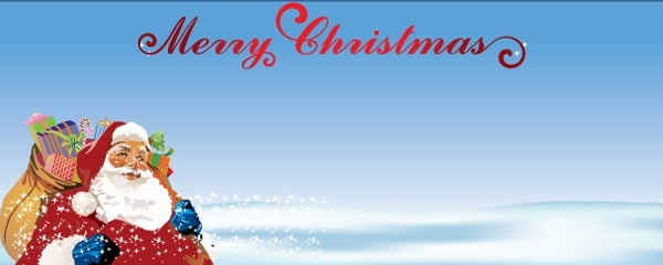 Santa Claus and Presents Design
