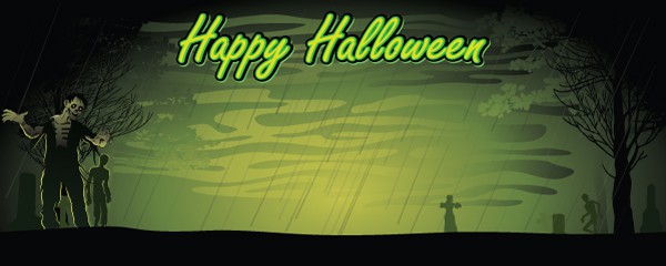 Happy Halloween Zombie Outbreak Design