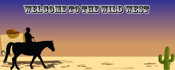 Wild West Lone Cowboy Design