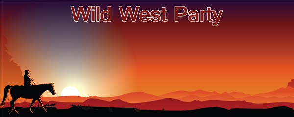Cowboy At Dusk Design