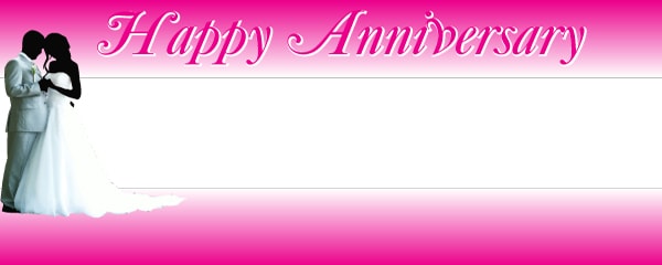 Happy Anniversary Couple In Arms Design