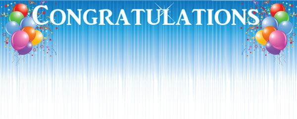 Congratulations Faded Design