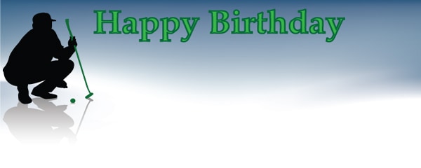 Happy Birthday Lucky Putter Design