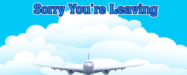 Leaving On A Plane Design