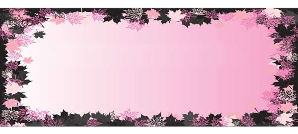 Mothers Day Flower Frame Pink Design