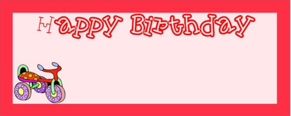 Red and Pink Tricycle Design