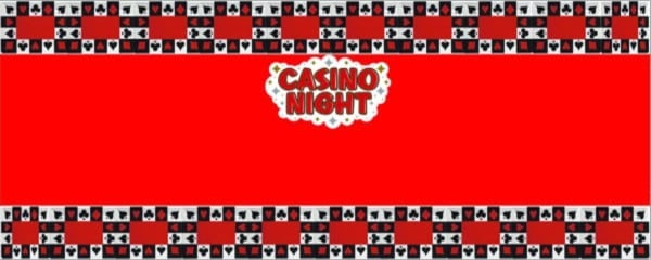 Casino Red, White and Black Trim