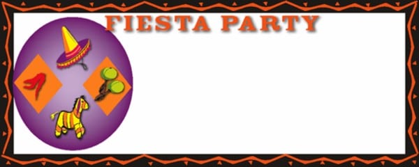 Black and Orange Fiesta 