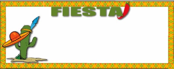 Fiesta Cactus and Sombrero