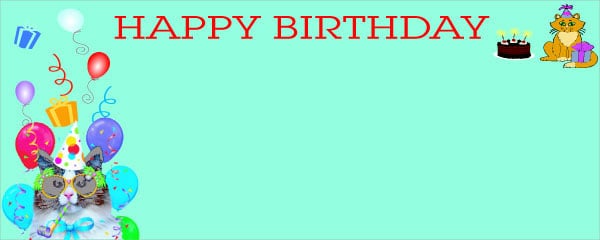 Happy Birthday Cats