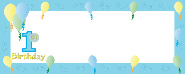 First Birthday Boy Happy Birthday Design