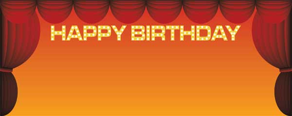 High School Musical Birthday Design Medium Personalised Banner - 6ft x 2.25ft