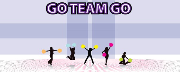 Go Team Go Cheerleaders Design