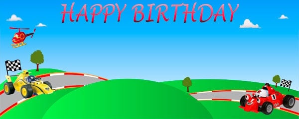 Roary - The Racing Car Happy Birthday Design