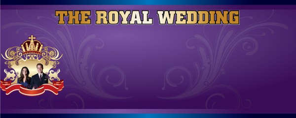 Royal Wedding Purple Floral Design