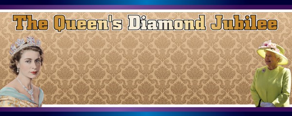 The Queen Original and New Design Large Personalised Banner - 10ft x 4ft