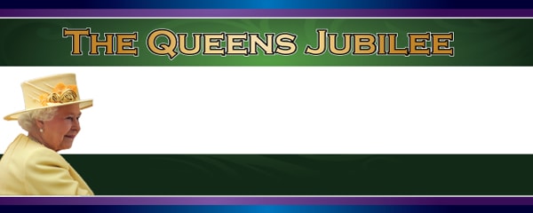 Diamond Jubilee Celebration Design Large Personalised Banner - 10ft x 4ft
