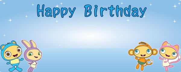Happy Birthday Waybuloo Piplings Design