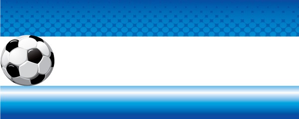 World Cup Plain Blue Design