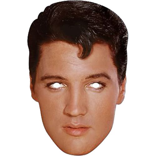 Elvis Presley Casual Cardboard Face Mask | Partyrama