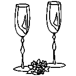 Champagne Glasses Clipart Image