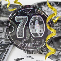 70th Birthday Party Accessories