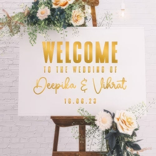 Wedding Luxury Signage