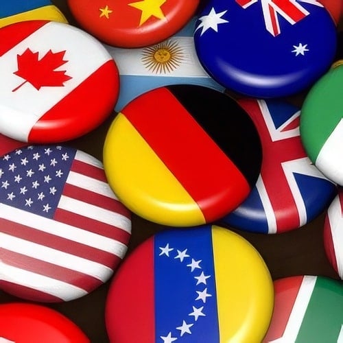 International Flags Theme Party Supplies
