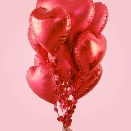 Valentine's Day Heart Shaped Balloon In A Box