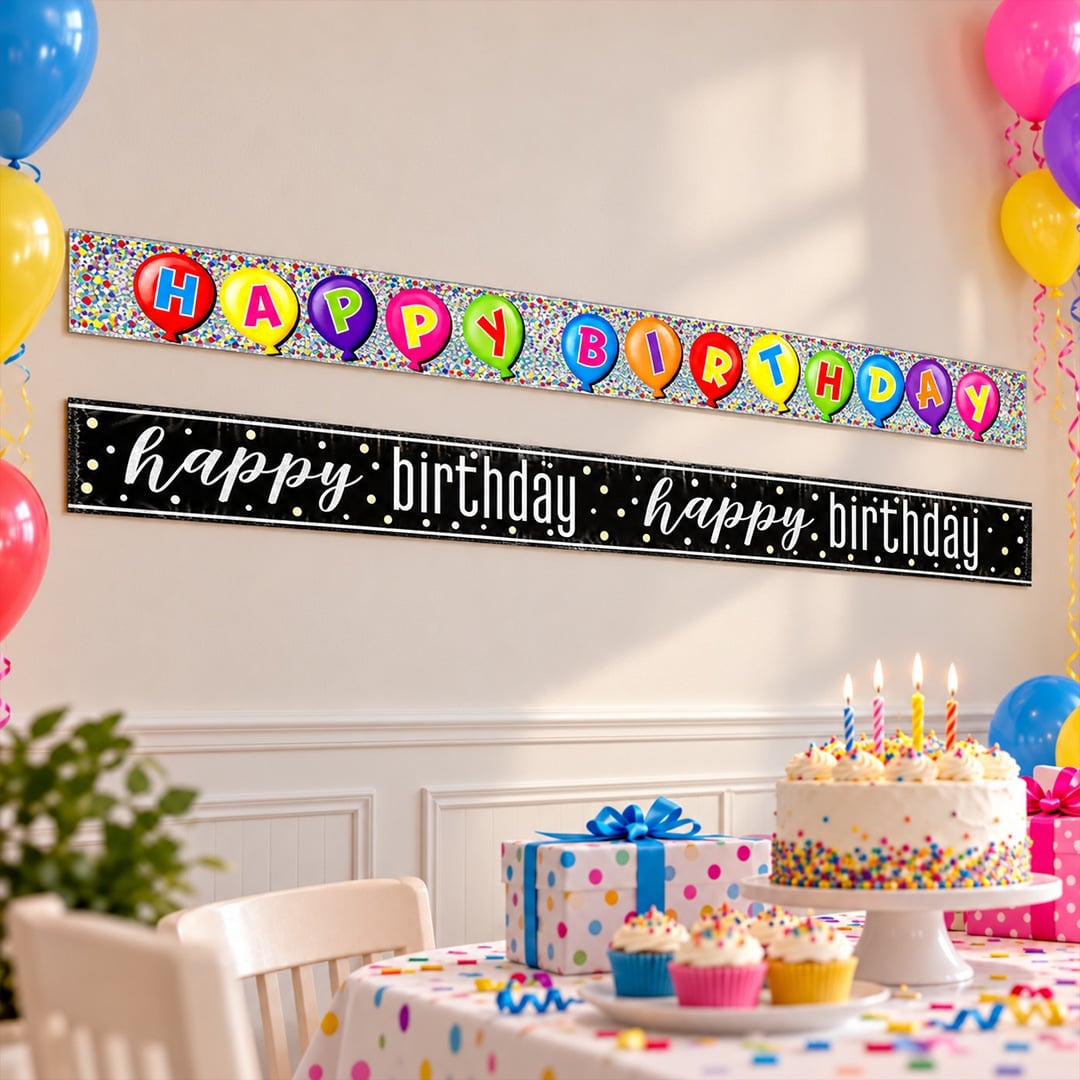Birthday Message Banners