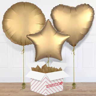 Gold Balloon In A Box