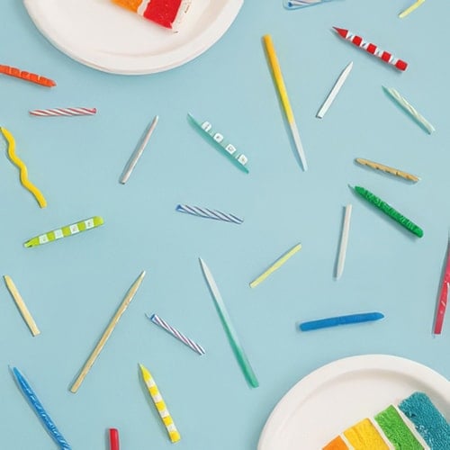 Plain Colour Candles