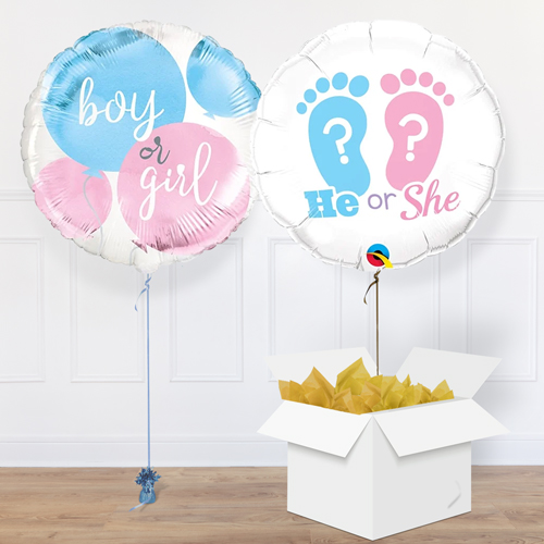 Gender Reveal Balloon In A Box
