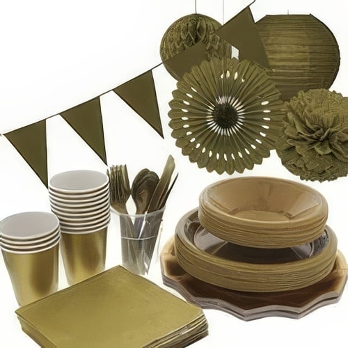 Gold Party Supplies
