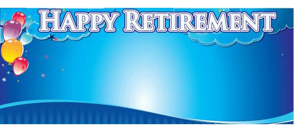 Retirement Personalised Banners