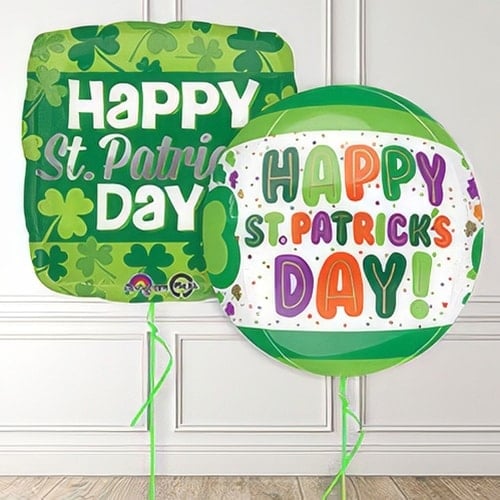 St Patrick's Day Balloons